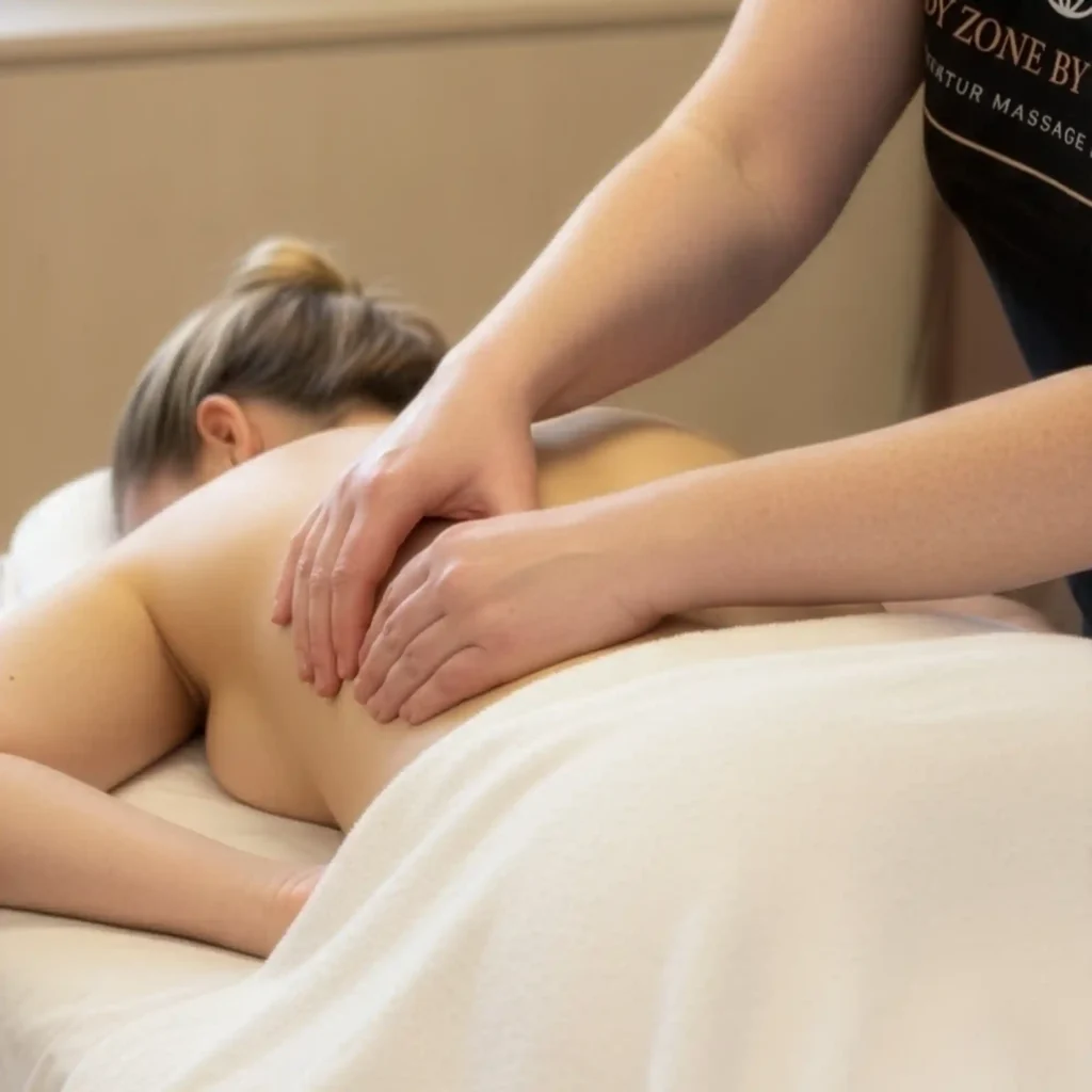 Tina udfører fysiurgisk massage